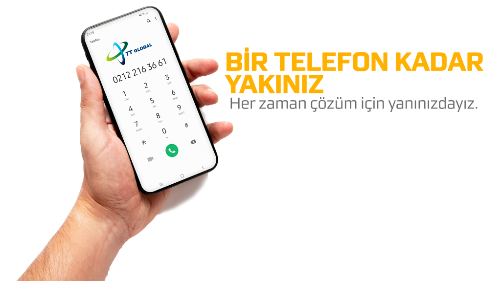 Bir telefon kadar yakınız: 0212 216 36 61